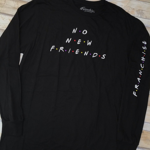 No New Friends Franchise Long Sleeve Tee - Picture 8 of 16